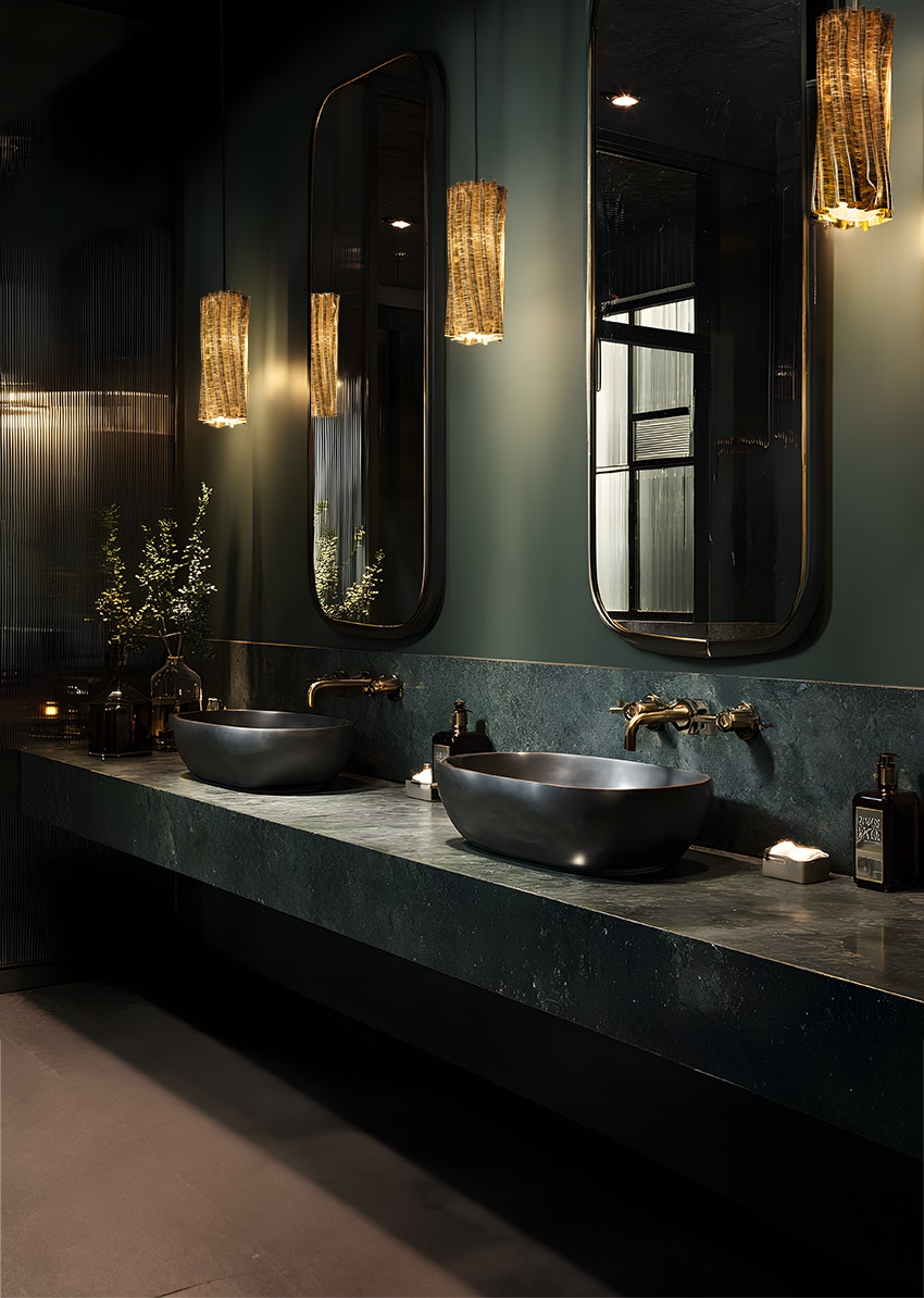 Slamp - Accordéon Vertical Suspension Lamp - Gold