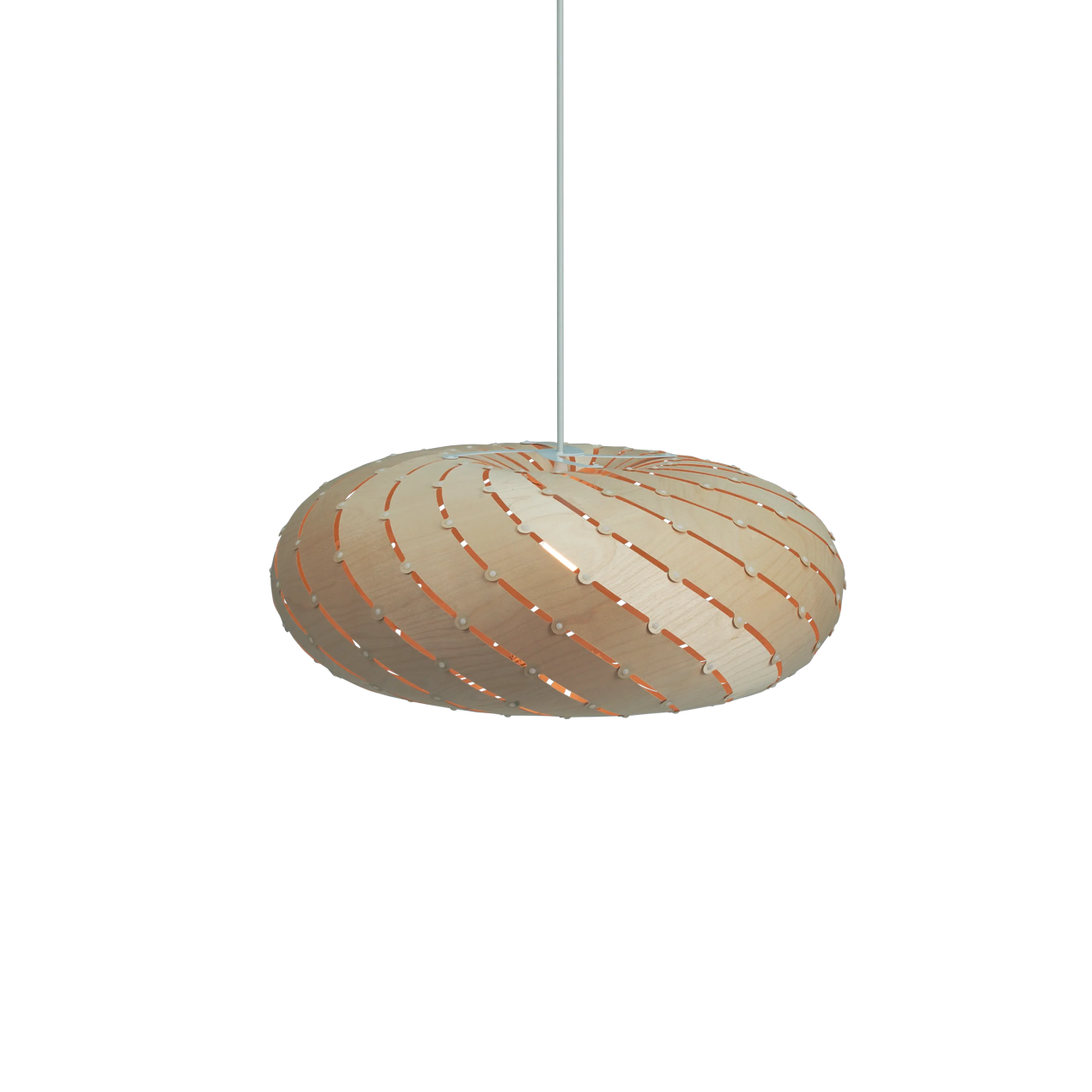 David Trubridge Ebb Family Pendant Light - Swell - Birch