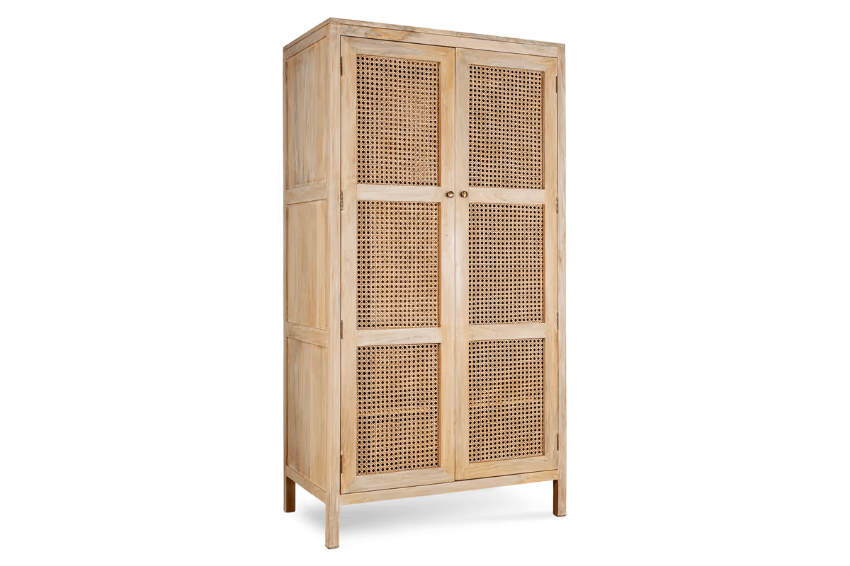 Nkuku - Kanz Mango Wood Wardobe - Natural