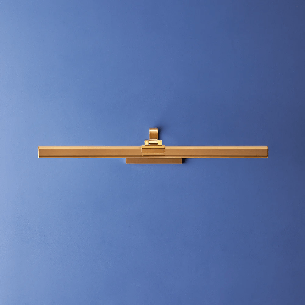 Pooky - Marcel Rechargeable Picture Light - Larger - Antique Brass Finish