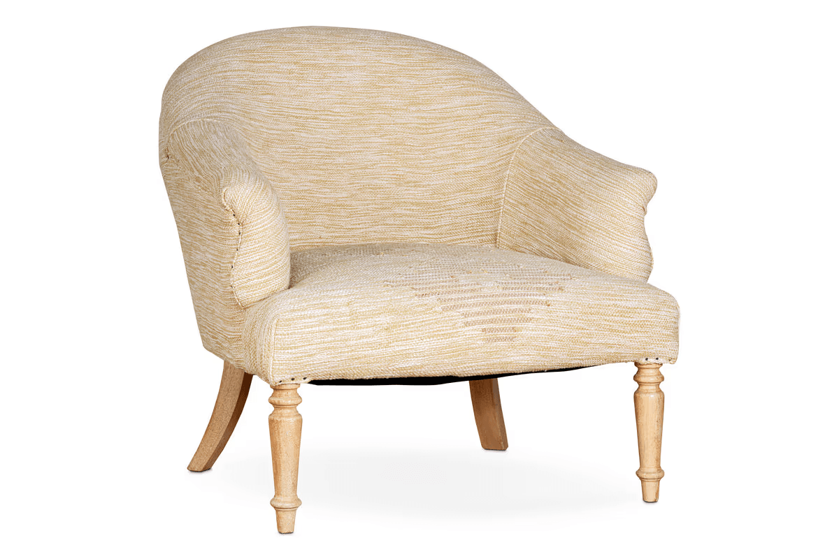 Nkuku - Aranya Cotton & Jute Occasional Chair - Natural