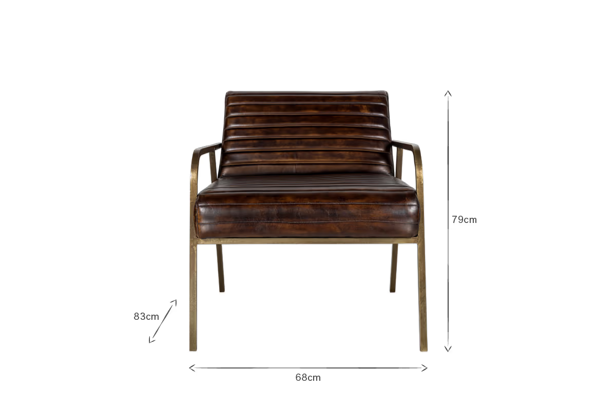 Nkuku - Mirai Ribbed Leather Armchair