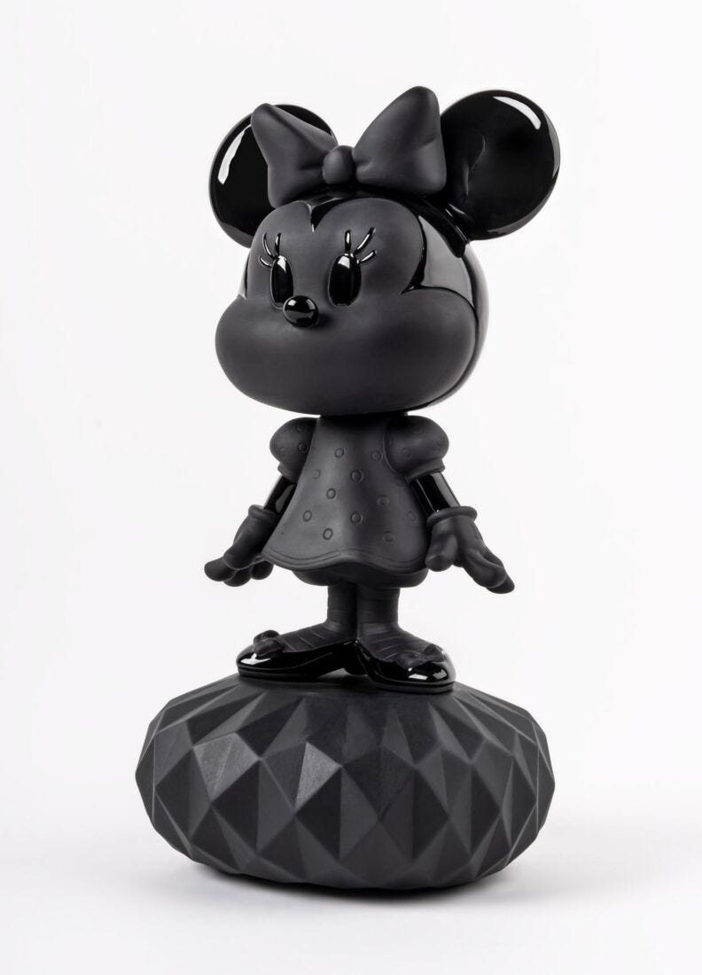 Lladró - Minnie Total Black Sculpture