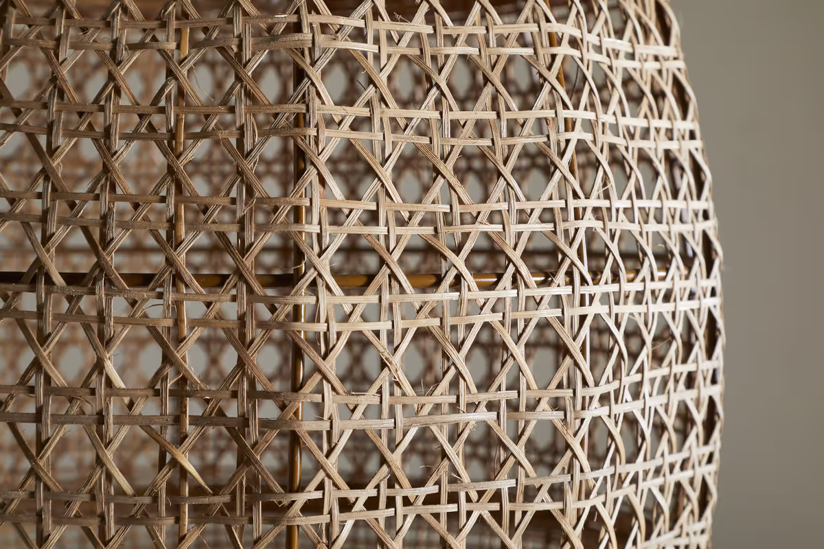 Nkuku - Shawa Rattan Lampshade - Natural