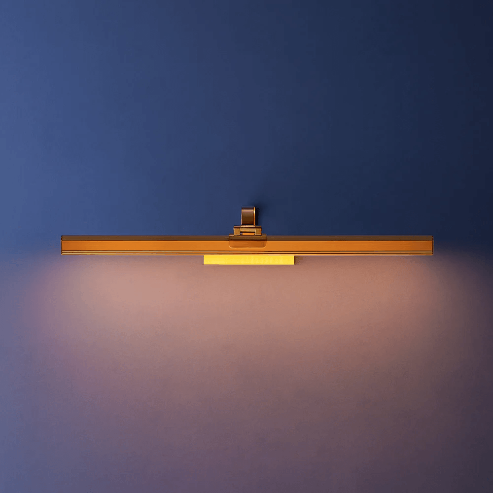 Pooky - Marcel Rechargeable Picture Light - Larger - Antique Brass Finish