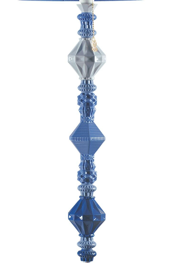 Lladró - Belle de Nuit Floor Lamp II - Blue