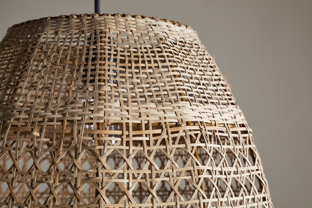 Nkuku - Shawa Rattan Lampshade - Natural