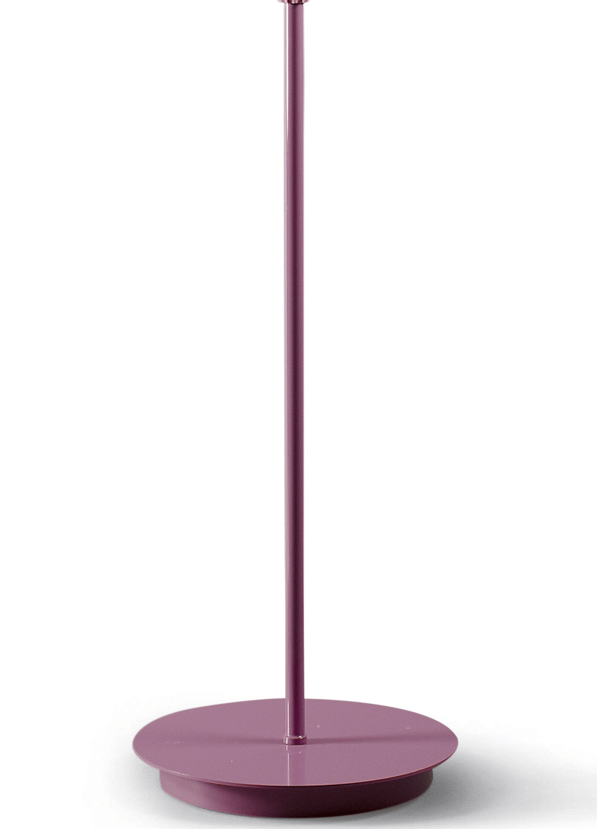 Pink base of the Lladró - Belle de Nuit Floor Lamp II - Pink, a stunning Lladro Porcelain design.