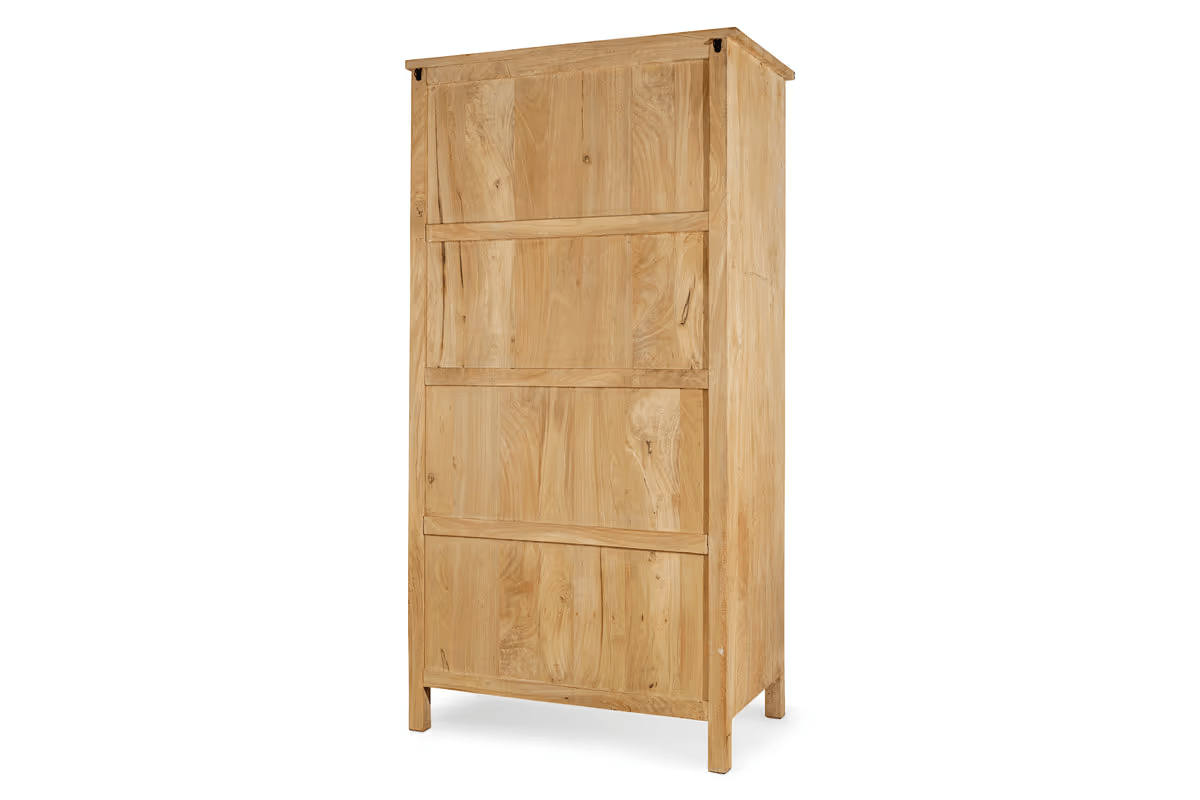Nkuku - Vivan Grooved Wardrobe - Natural
