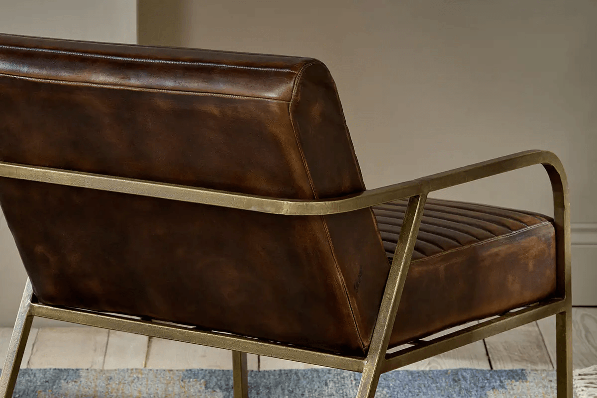 Nkuku - Mirai Ribbed Leather Armchair