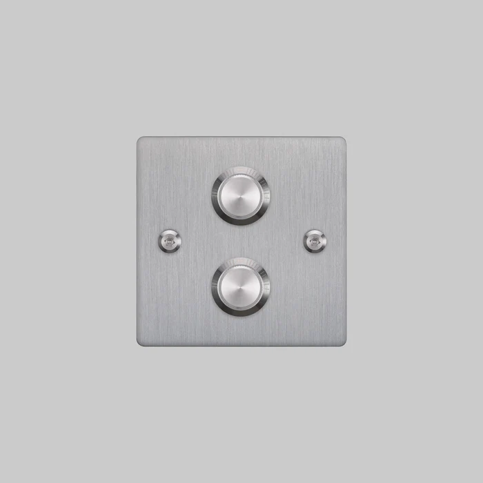 Buster & Punch - 2G Dimmer 120W Linear - Steel Finish