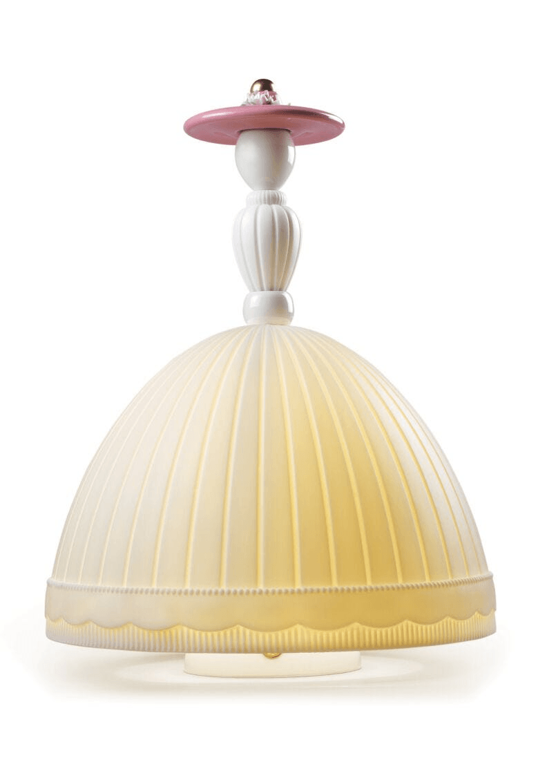 Lladró - Mademoiselle Table Lamp - Elisabeth in translucent Lladro Porcelain.