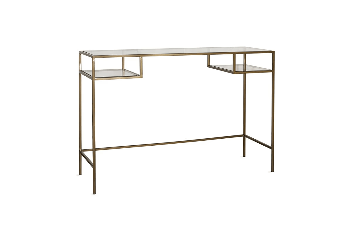 Nkuku - Nakuru Iron & Glass Console Table