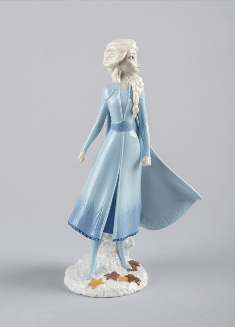 Lladró - Elsa Figurine crafted in porcelain, showcasing Elsa in her signature pose and colors.