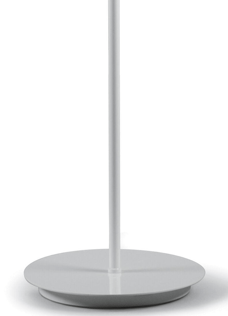 Lladró - Belle de Nuit Floor Lamp II - White porcelain base design with a sleek white finish.