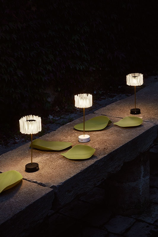 Slamp - Accordéon Battery Table Lamp - Prisma/White