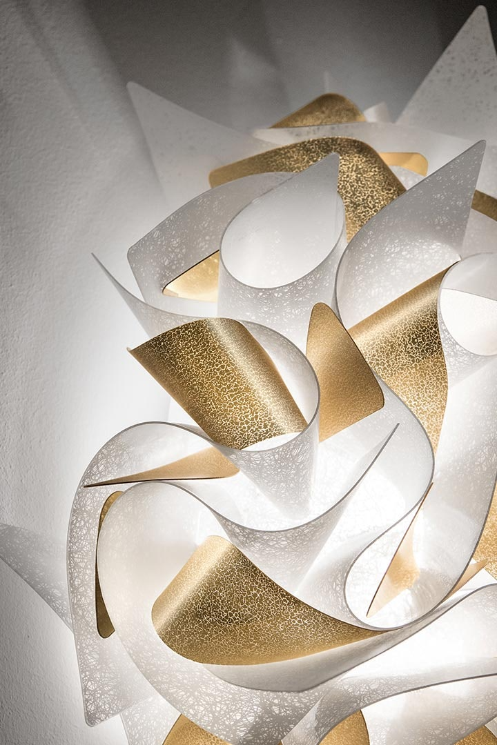 Slamp - Veli Aurea Ceiling Lamp - Large - White/Gold