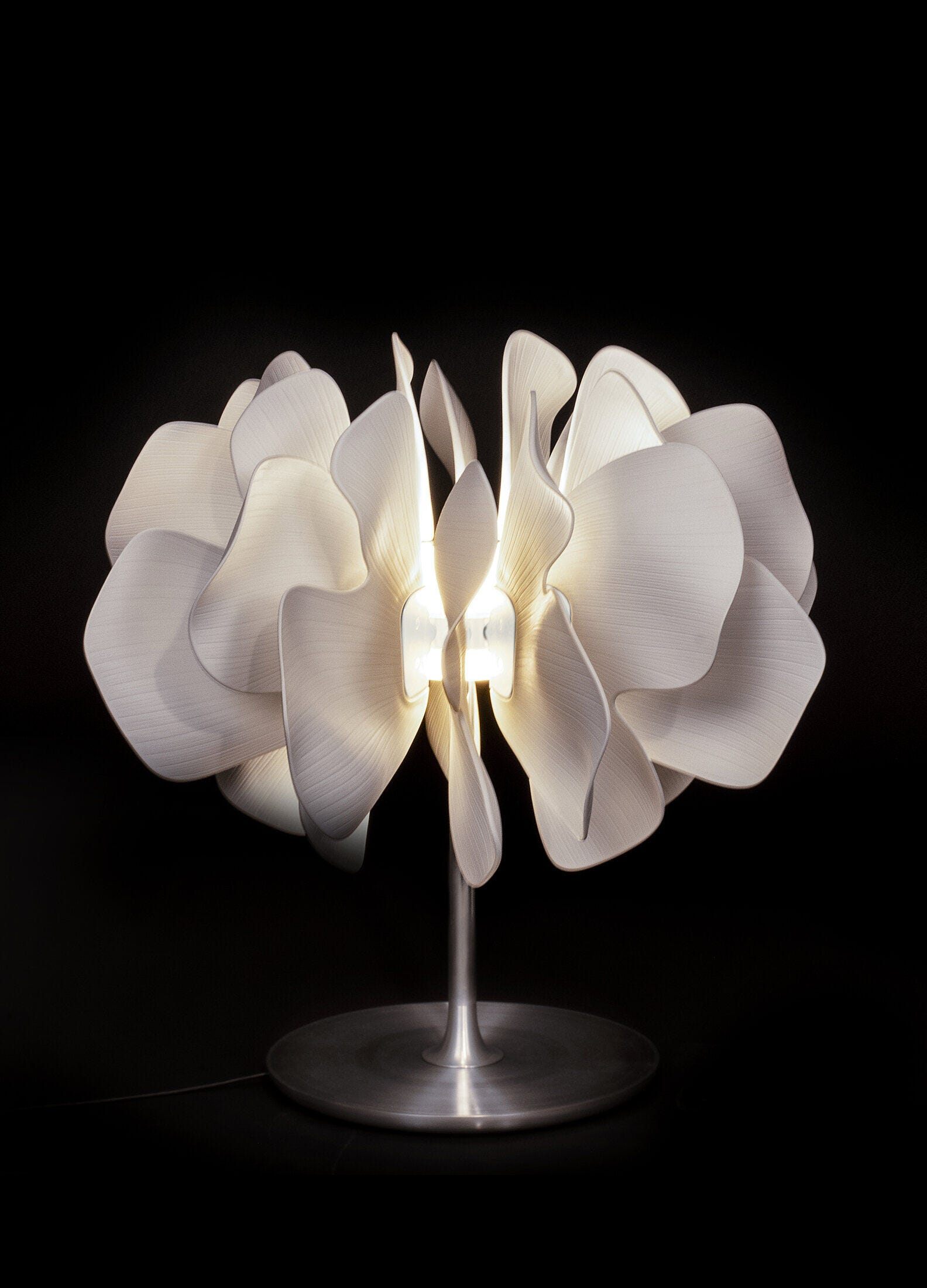 Lladró - Nightbloom Table Lamp - White