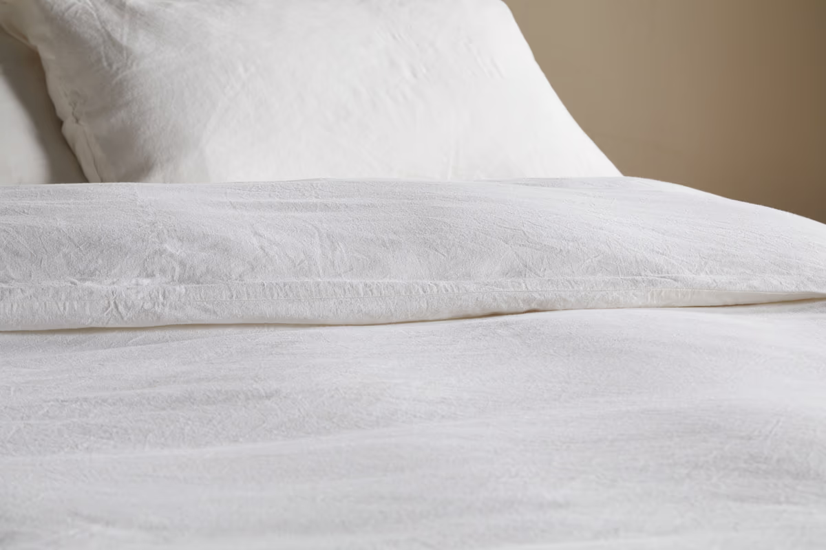 Nkuku - Cela Hemp & Cotton Duvet Cover - Natural - Super King