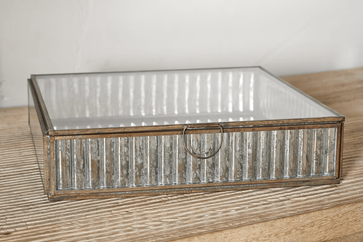 Nkuku - Malita Jewellery Box - Antique Brass