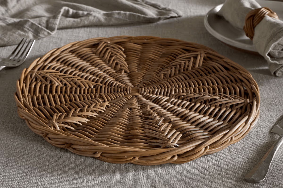 Nkuku - Bersama Rattan Placemat - Natural