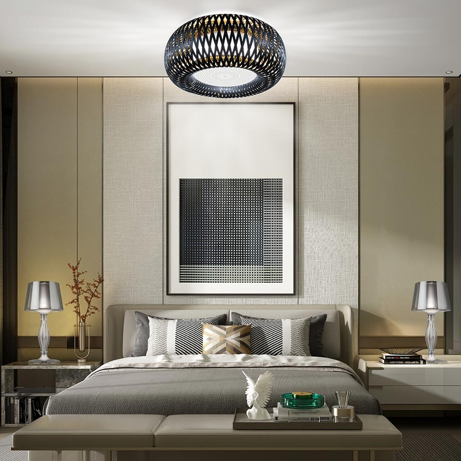 Slamp - Kalatos Ceiling Lamp - Black/Gold
