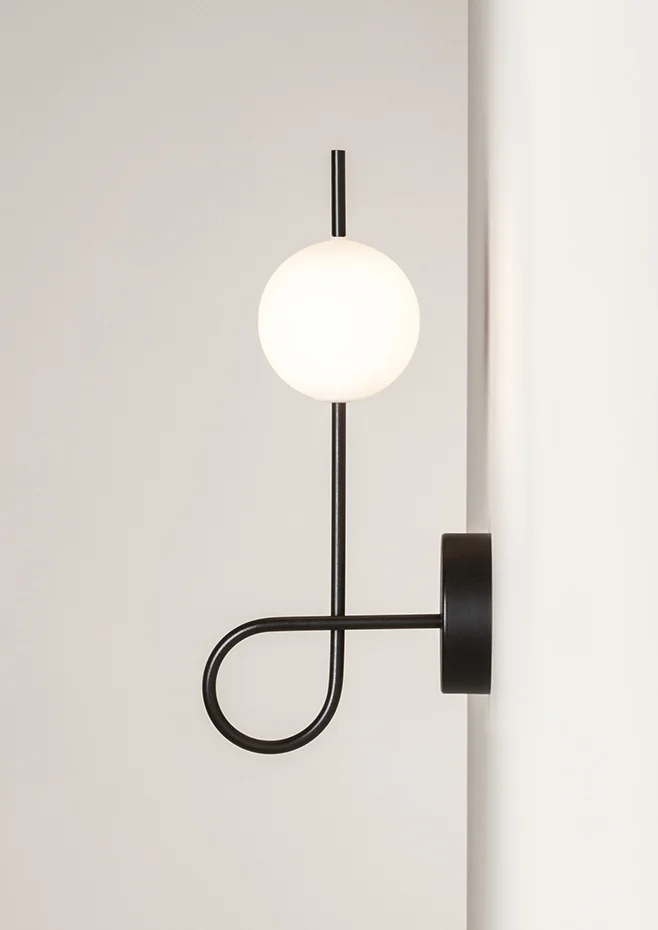 Estiluz - Loop Wall Lights - 4120 - 26 Black
