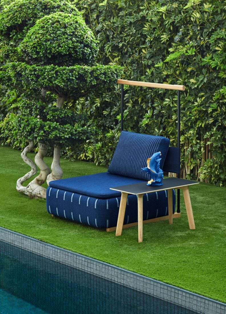 Lladró - Koi Sculpture - Blue-Gold - Limited Edition