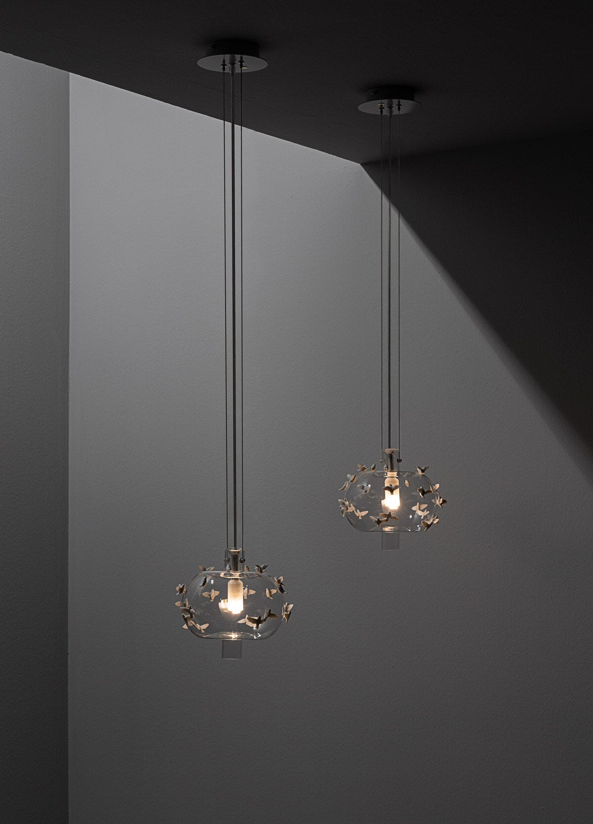 Lladró - Freeze Frame Birds Pendant Light