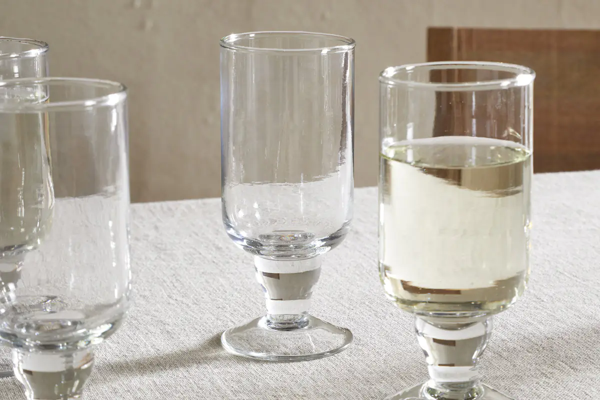 Nkuku - Sooraj Large Glass - Clear - (Set of 4)