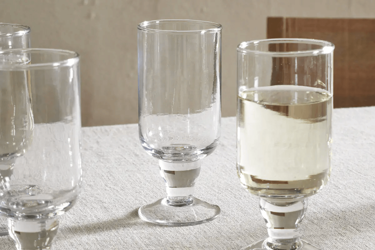 Nkuku - Sooraj Large Glass - Clear - (Set of 4)