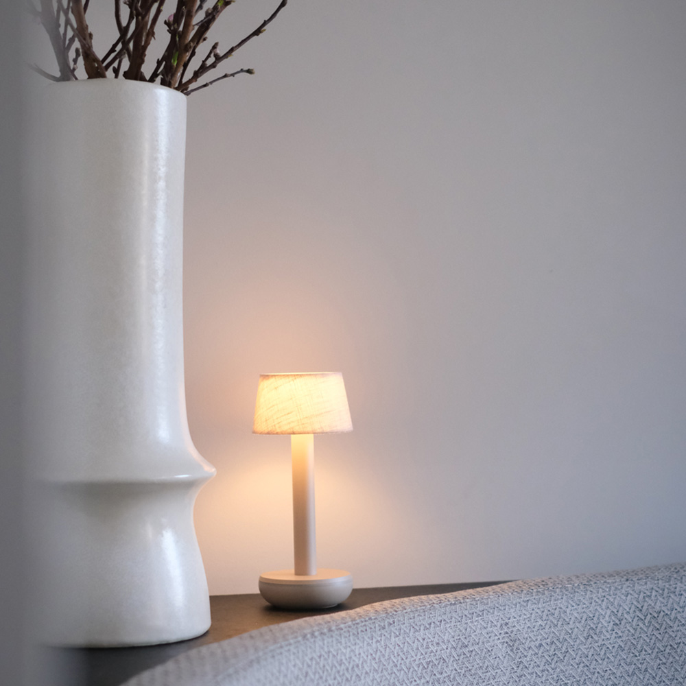 Humble Lights - Two Table Light Beige/Beige Linen