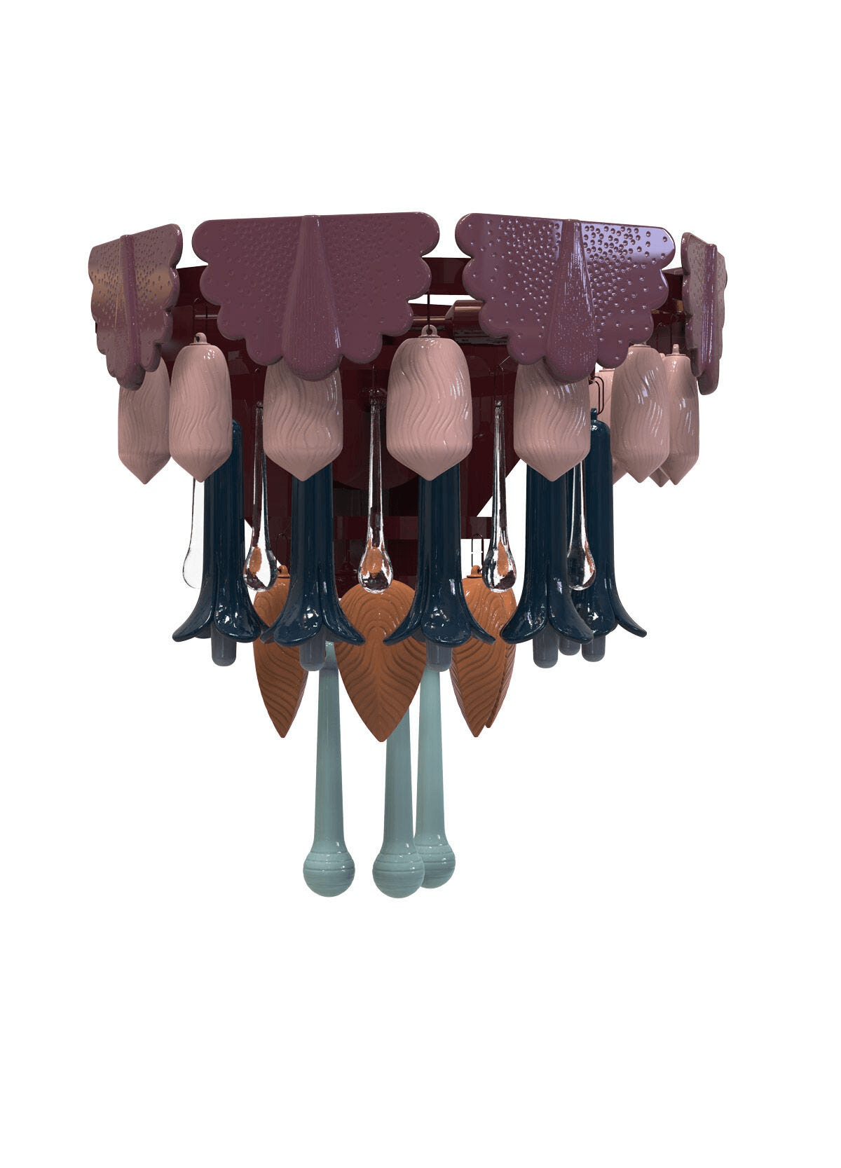 Lladró - Seasons Wall sconce - Fall featuring colorful porcelain design inspired by autumn.