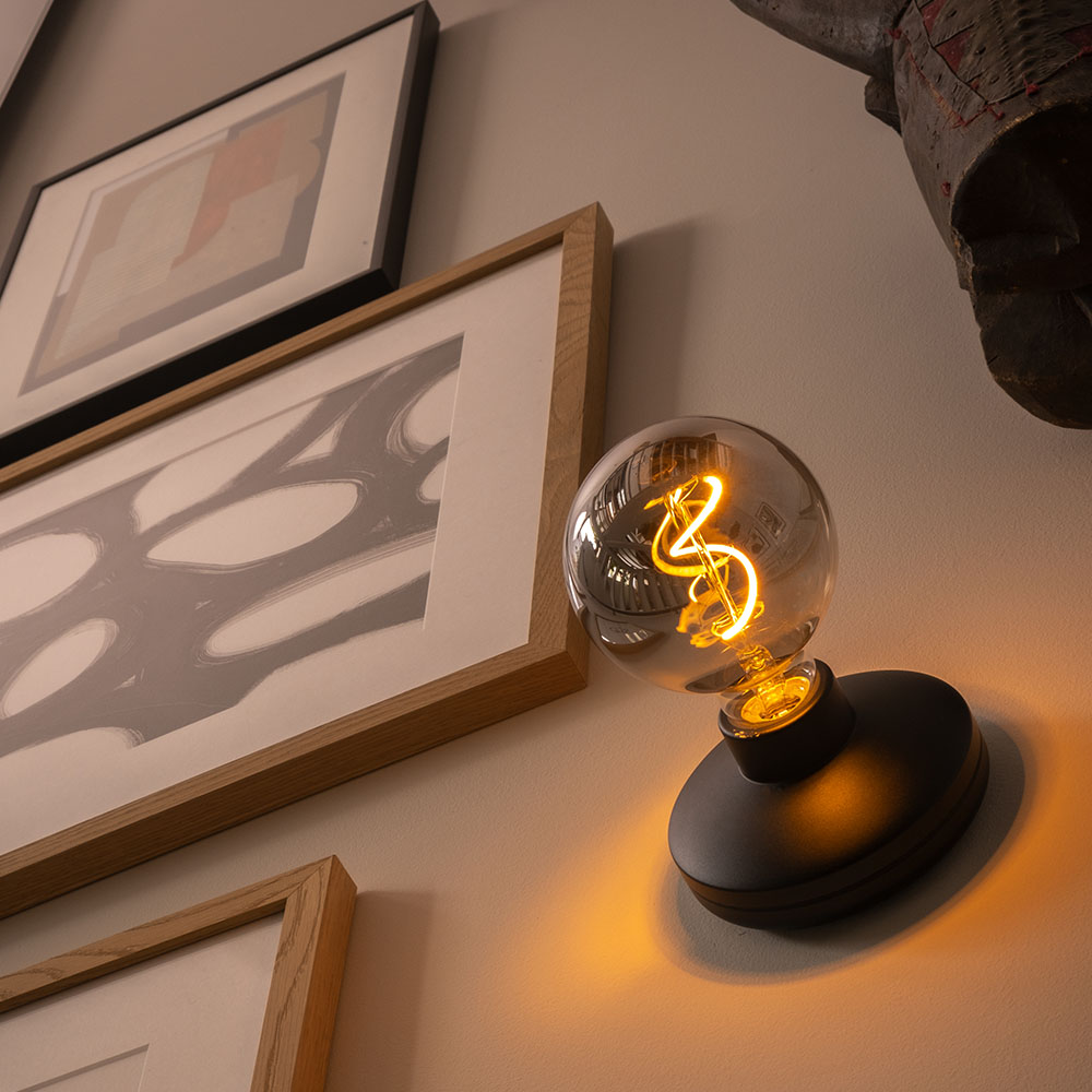 Humble Lights - Bee Wall Light Black Smoked
