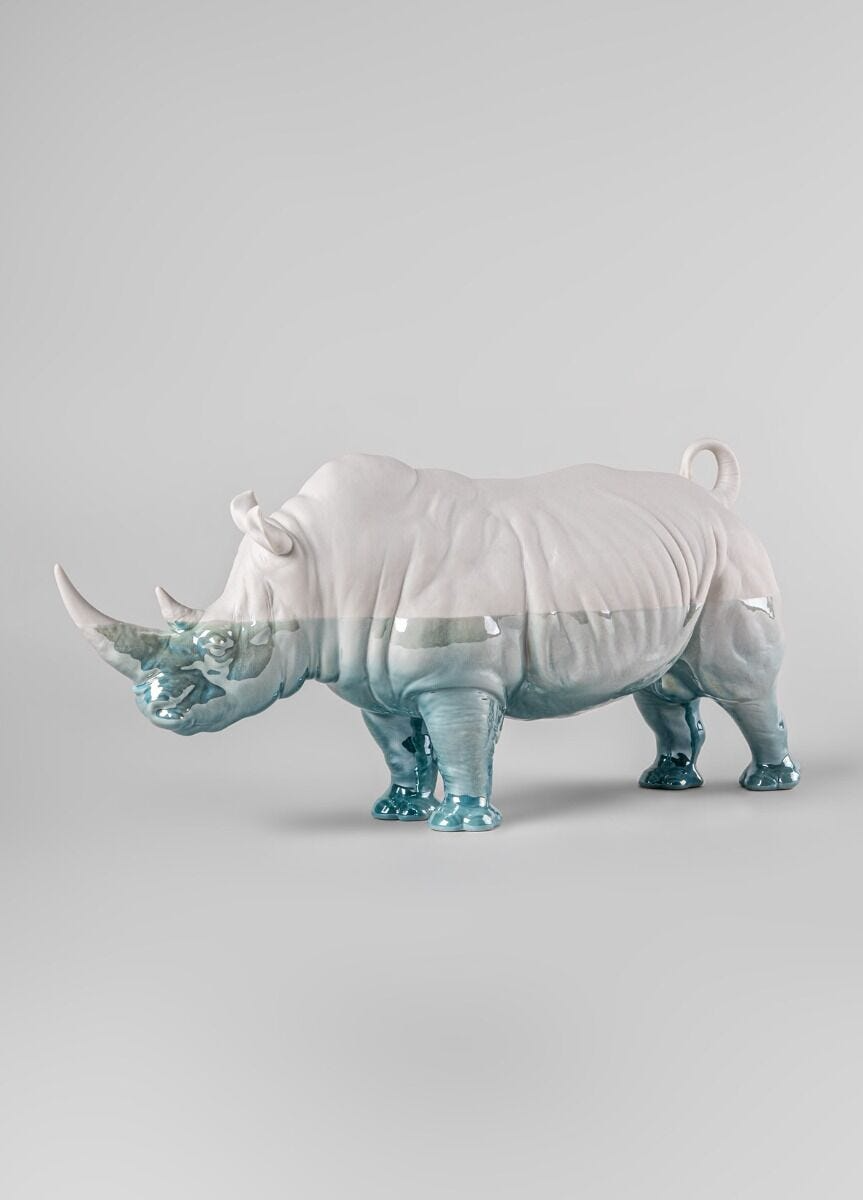Lladró - Rhino - Underwater Sculpture