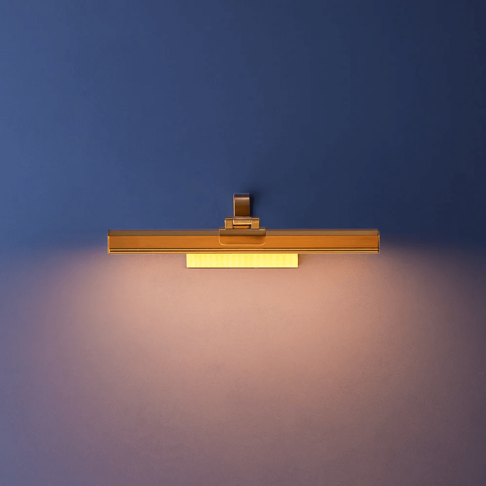 Pooky - Marcel Rechargeable Picture Light - Smaller - Antique Brass Finish