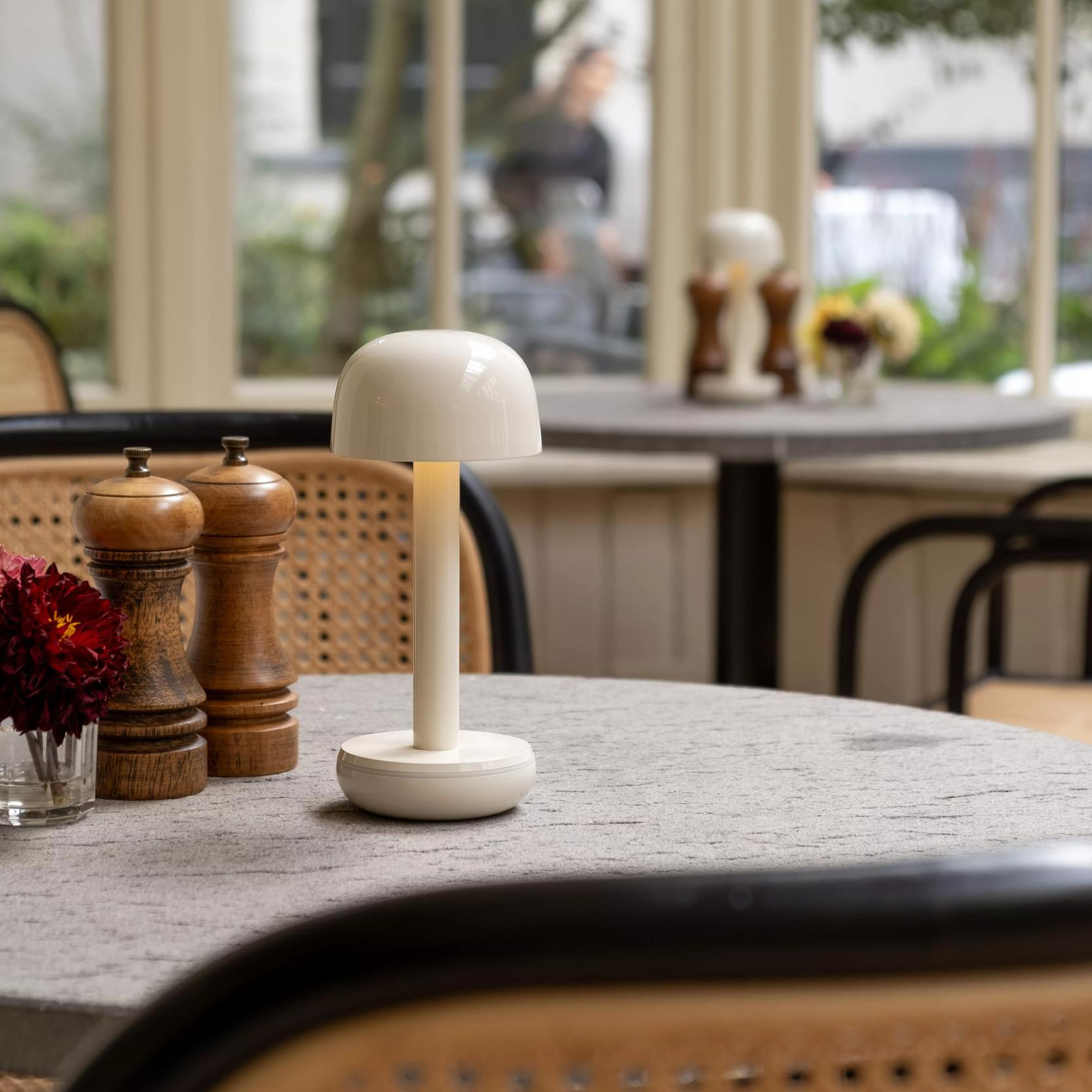 Humble Lights - Two Table Light Ivory