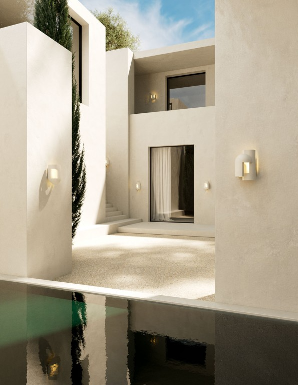 Dcw-Editions - Soul Story 3 - Outdoor Wall Lamp - White