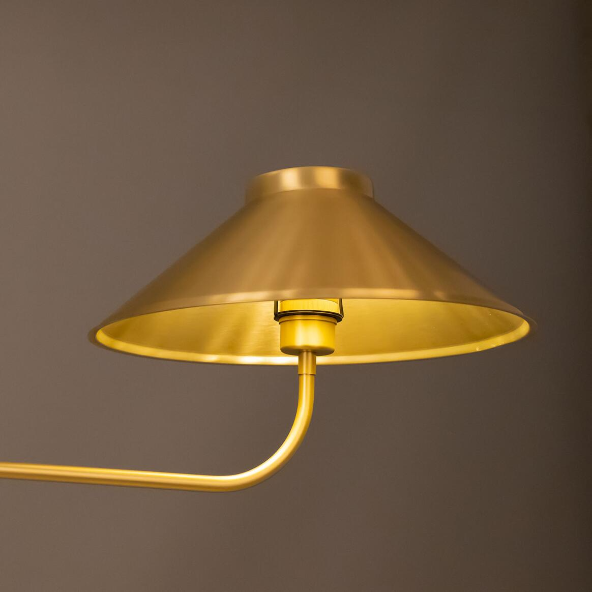 Mullan Princeton Modern Brass Island Chandelier - Satin Brass Finish