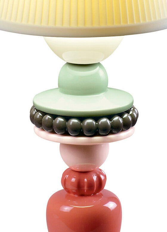 Lladró - Sunflower Firefly Table Lamp - Ivory