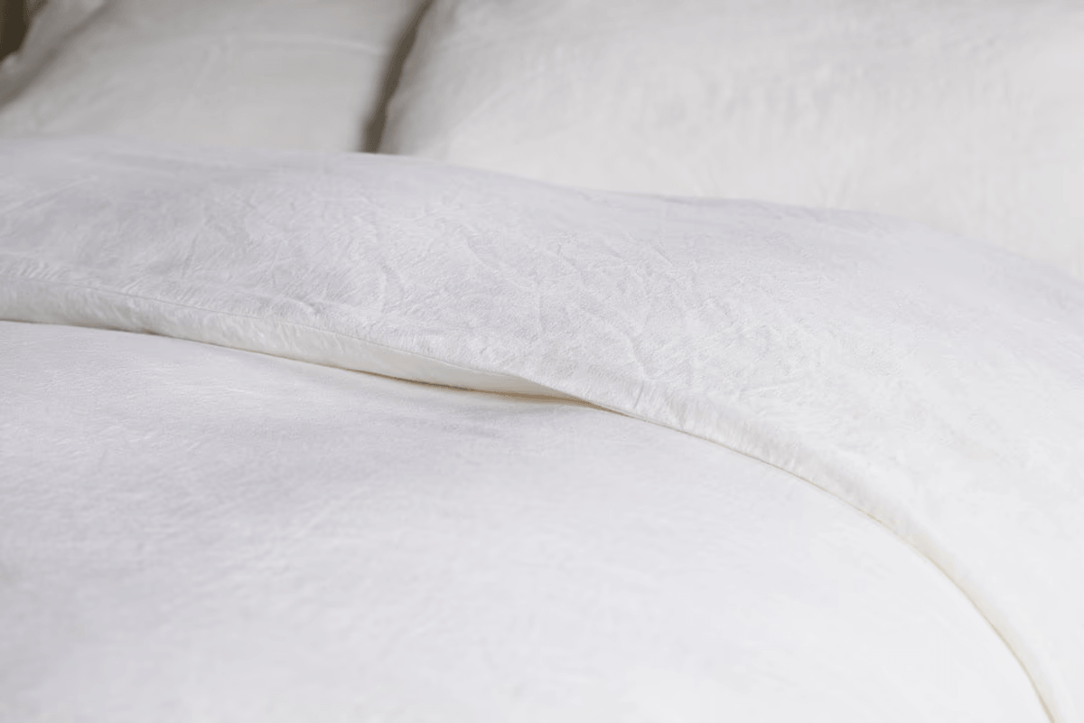 Nkuku - Cela Hemp & Cotton Duvet Cover - Natural - Double