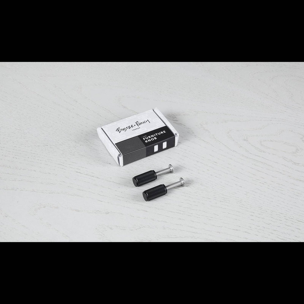 Buster & Punch - Furniture Knob Linear - Black