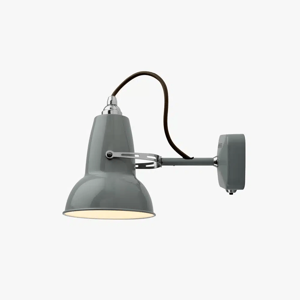 Anglepoise Light - Original 1227 Mini Wall Light Dove Grey - Dove Grey Finish - Steel Shade
