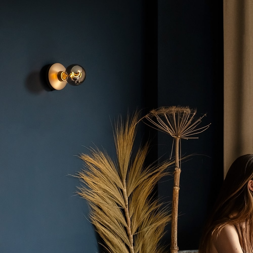 Humble Lights - Bee Wall Light Gold Smoked