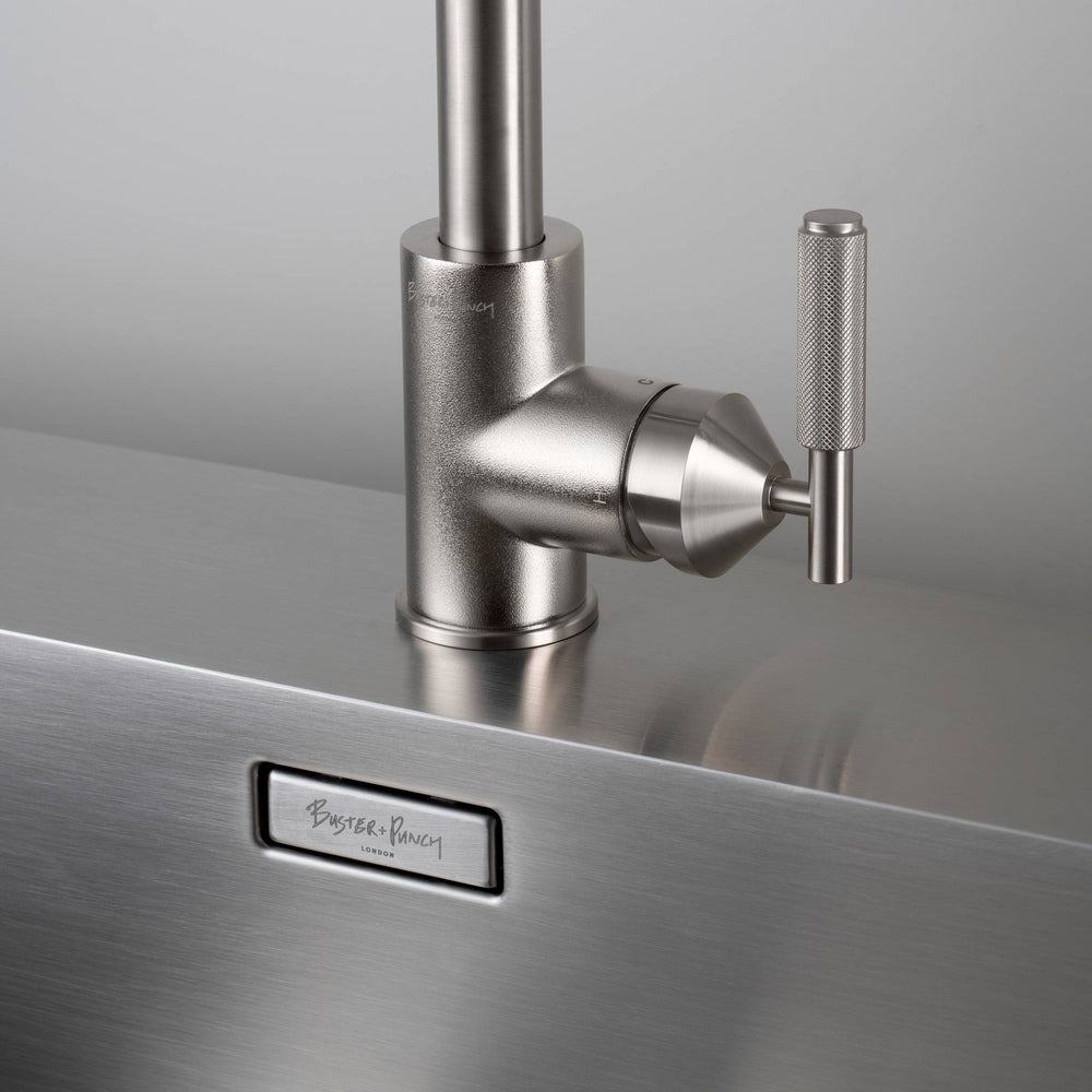 Buster & Punch - UK Kitchen Tap Cross - Mixer - Steel