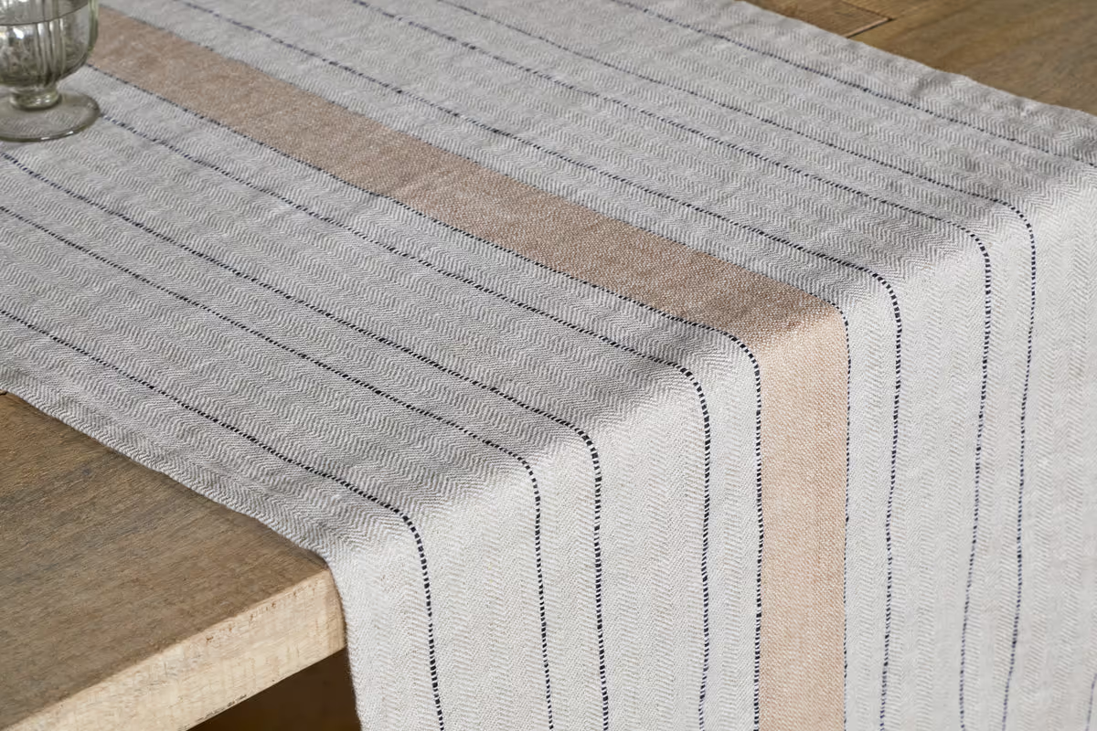 Nkuku - Buna Table Runner - Clay
