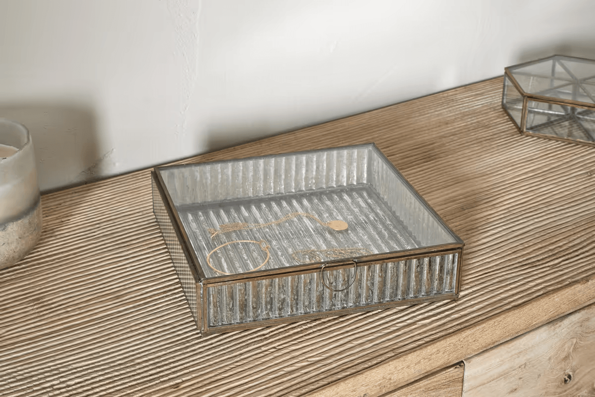 Nkuku - Malita Jewellery Box - Antique Brass
