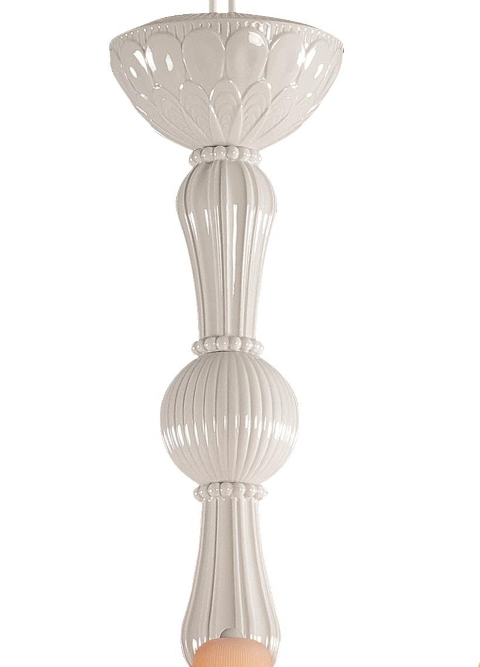 Lladró - Ivy and Seed 16 Lights Chandelier - White