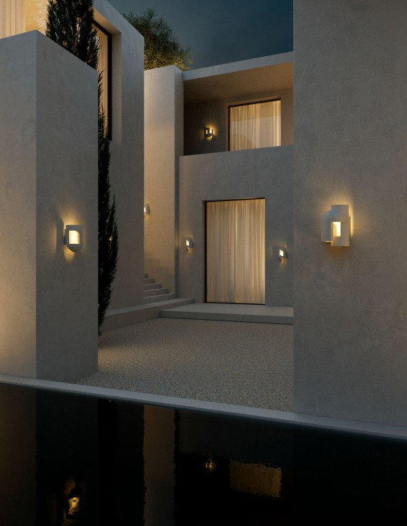 Dcw-Editions - Soul Story 3 - Outdoor Wall Lamp - White