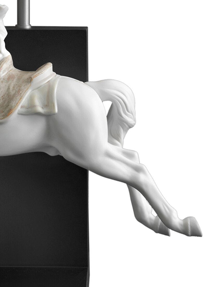 Lladró - Horse on Courbette Table Lamp